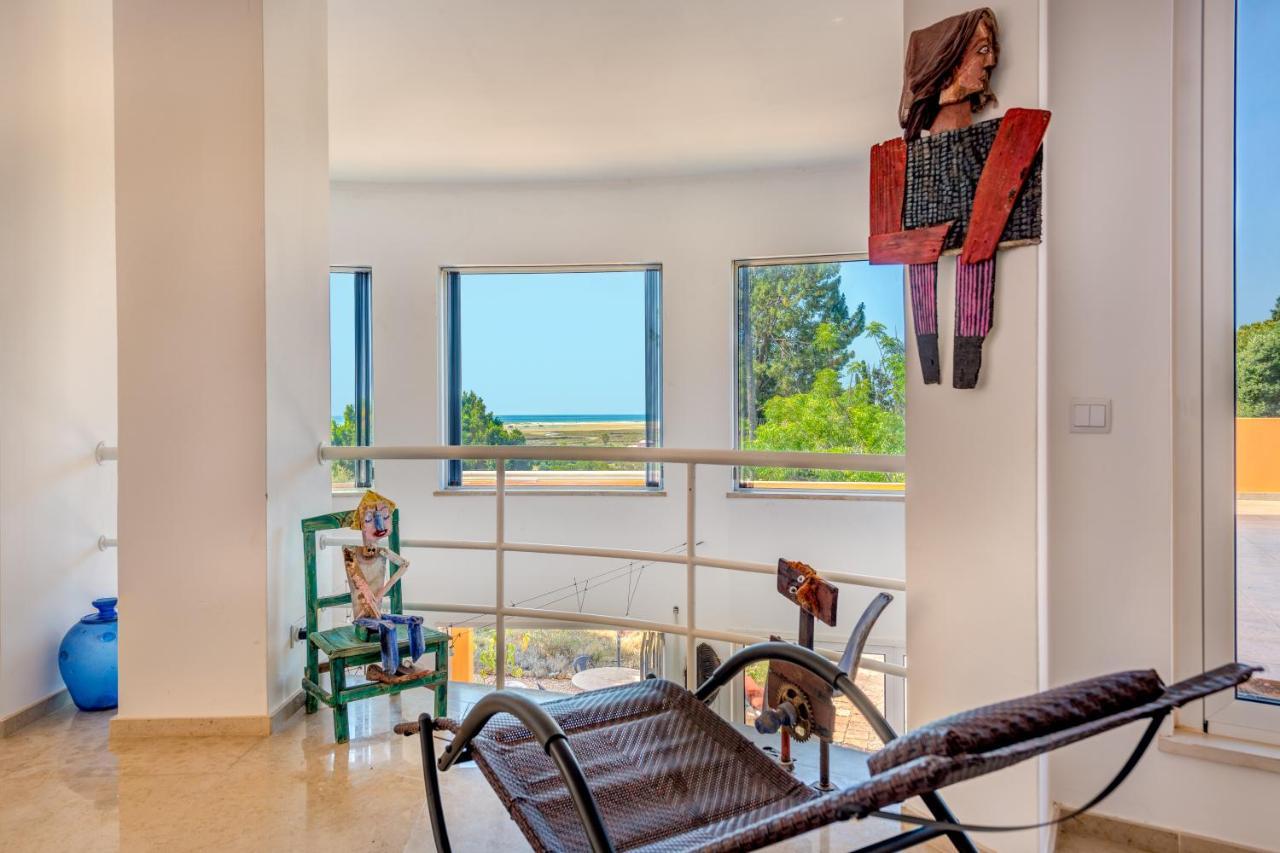 Meia Lua - Your Private Artsy Paradise Overlooking The Ria Formosa With Pool And Sea Views Near Barril Beach, Tavira ลุซเดตาวิรา ภายนอก รูปภาพ