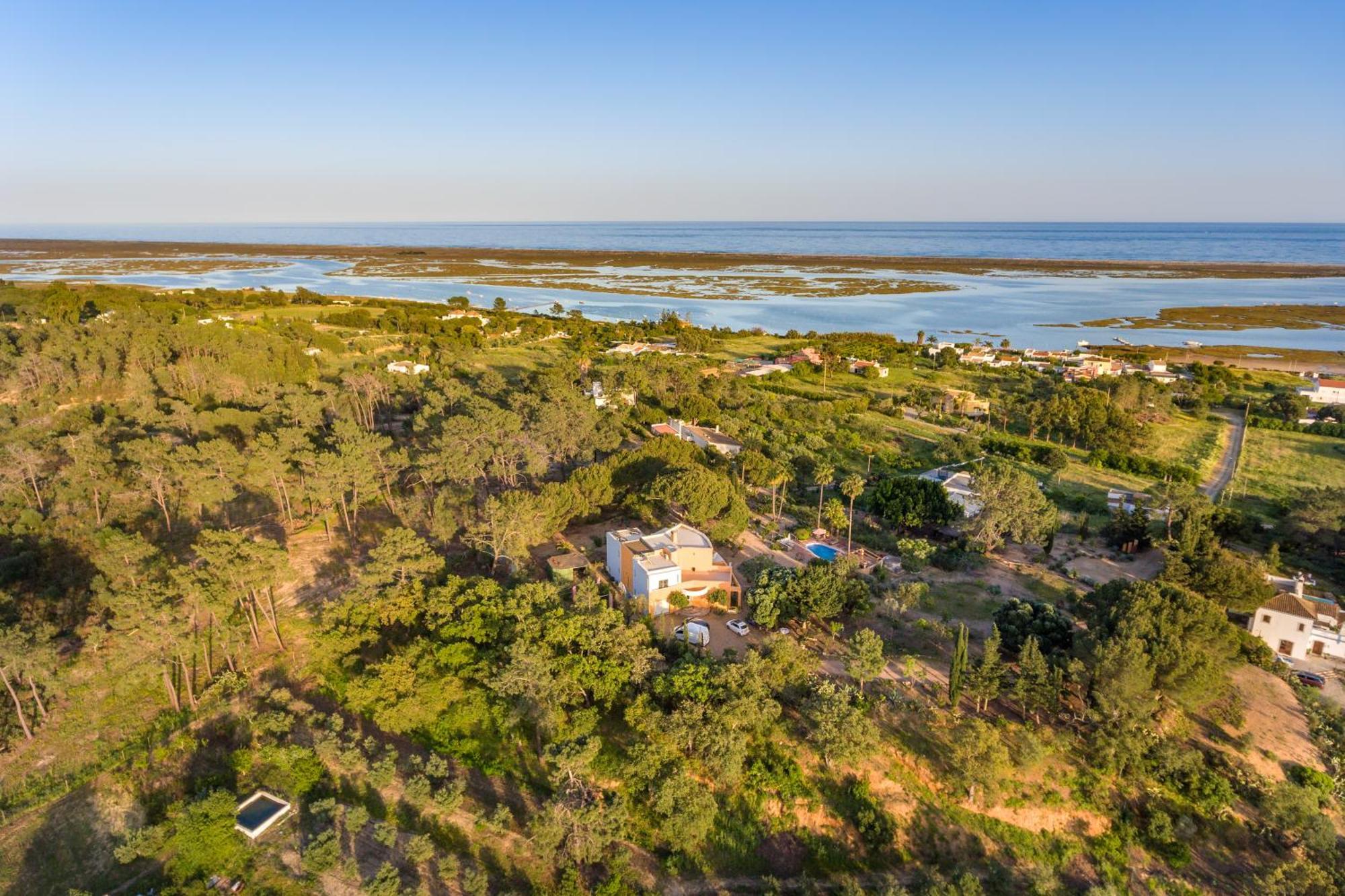 Meia Lua - Your Private Artsy Paradise Overlooking The Ria Formosa With Pool And Sea Views Near Barril Beach, Tavira ลุซเดตาวิรา ภายนอก รูปภาพ