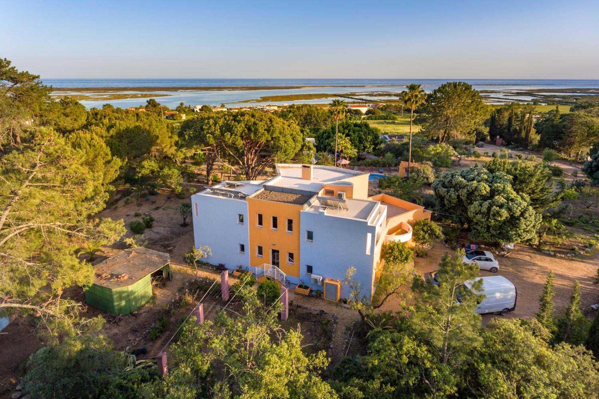 Meia Lua - Your Private Artsy Paradise Overlooking The Ria Formosa With Pool And Sea Views Near Barril Beach, Tavira ลุซเดตาวิรา ภายนอก รูปภาพ